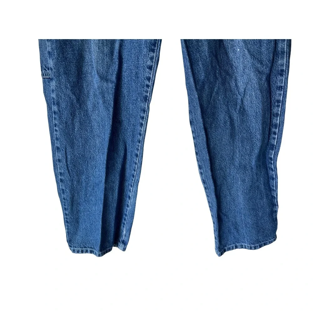 Vtg Boss by IG Design Baggy Denim Jeans Blue Embroidered 90s Streetwear 30x32